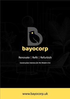 The cover of the Bayocorp company brochure
